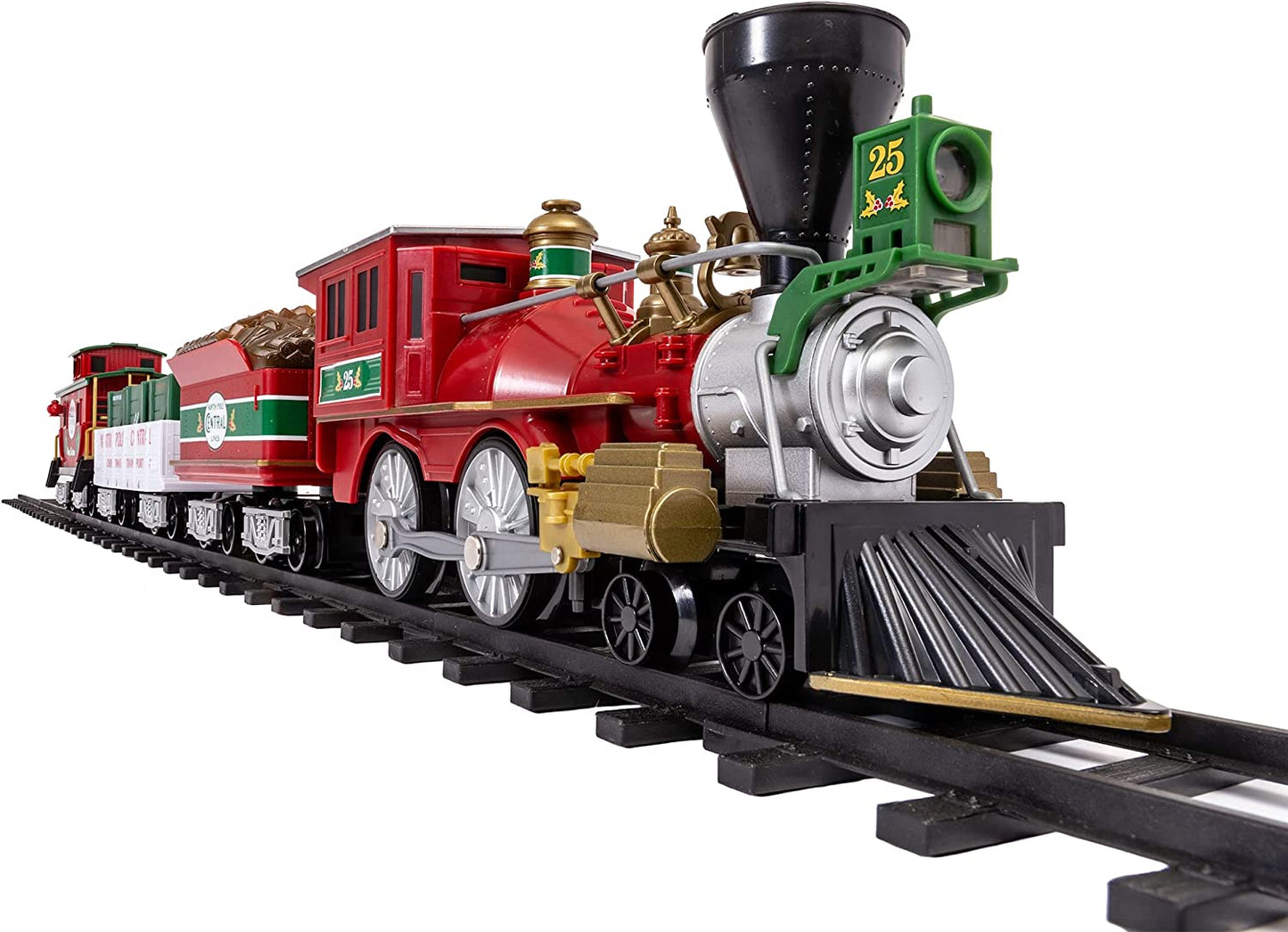 Lionel North Pole Central Ready-To-Play Freight Set, Battery-Powered Model Train Set with Remote Multi, 50 X 73"