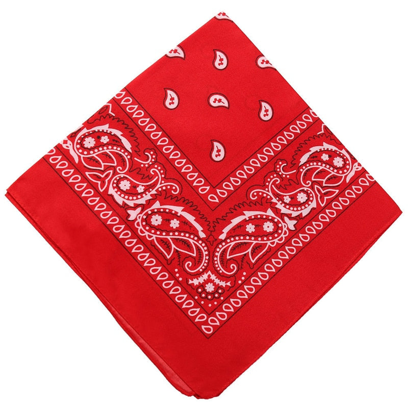 New Bohemian Print Bandana Hair Bands for Women Girls Square Scarf Turban Multifunctional Headband Hair Accessories Headwear