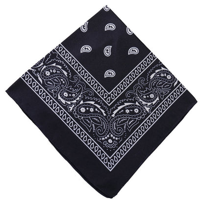 New Bohemian Print Bandana Hair Bands for Women Girls Square Scarf Turban Multifunctional Headband Hair Accessories Headwear