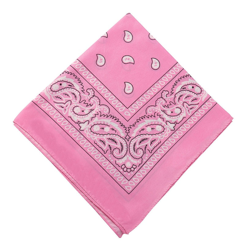 New Bohemian Print Bandana Hair Bands for Women Girls Square Scarf Turban Multifunctional Headband Hair Accessories Headwear