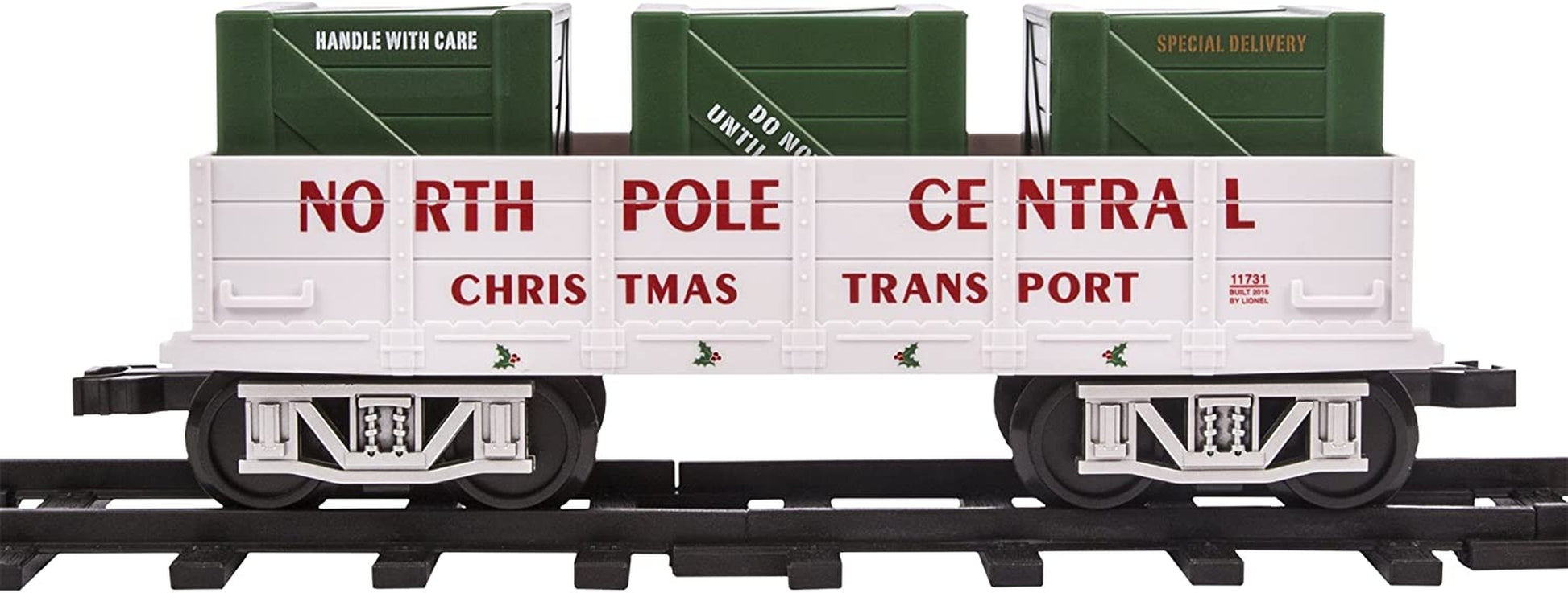 Lionel North Pole Central Ready-To-Play Freight Set, Battery-Powered Model Train Set with Remote Multi, 50 X 73"