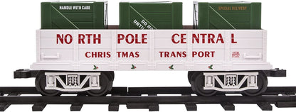 Lionel North Pole Central Ready-To-Play Freight Set, Battery-Powered Model Train Set with Remote Multi, 50 X 73"