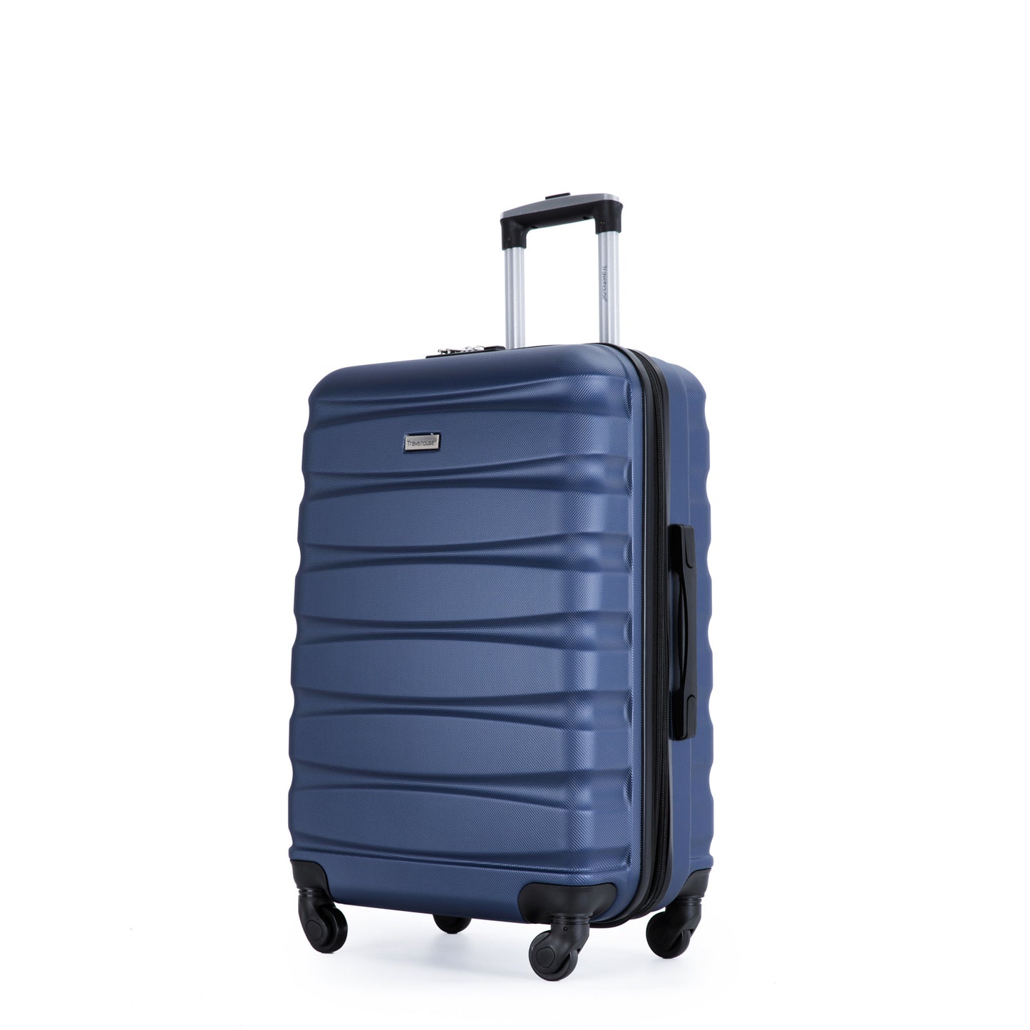 Expandable 3 Piece Luggage Sets ABS Lightweight Suitcase with Two Hooks;  Spinner Wheels;  TSA Lock;  (20/24/28)