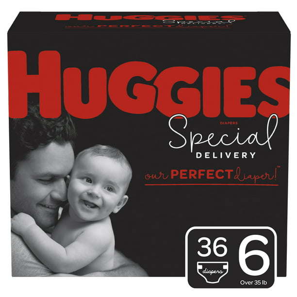 Huggies Special Delivery Hypoallergenic Baby Diapers Size 6;  Count 36