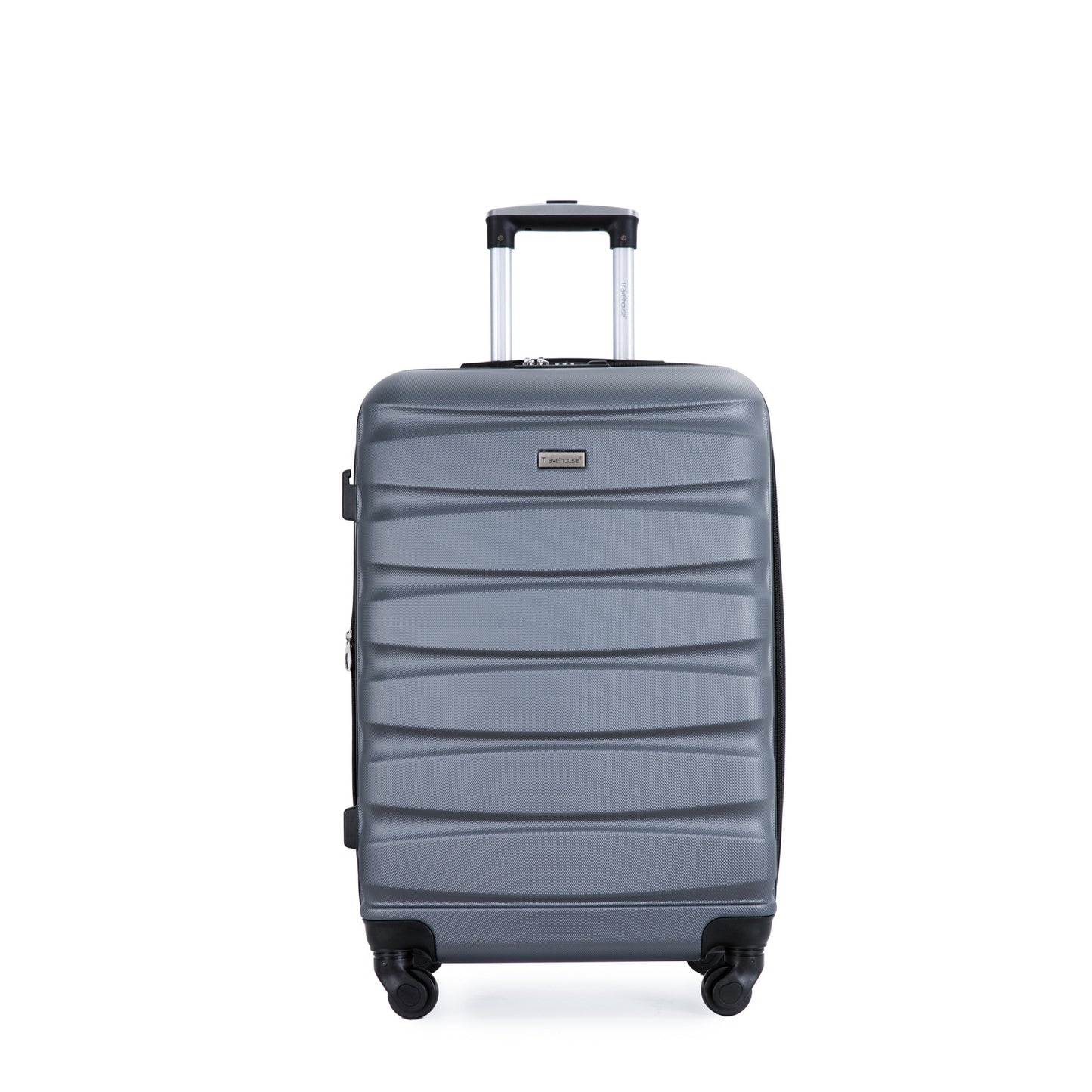 Expandable 3 Piece Luggage Sets ABS Lightweight Suitcase with Two Hooks;  Spinner Wheels;  TSA Lock;  (20/24/28)