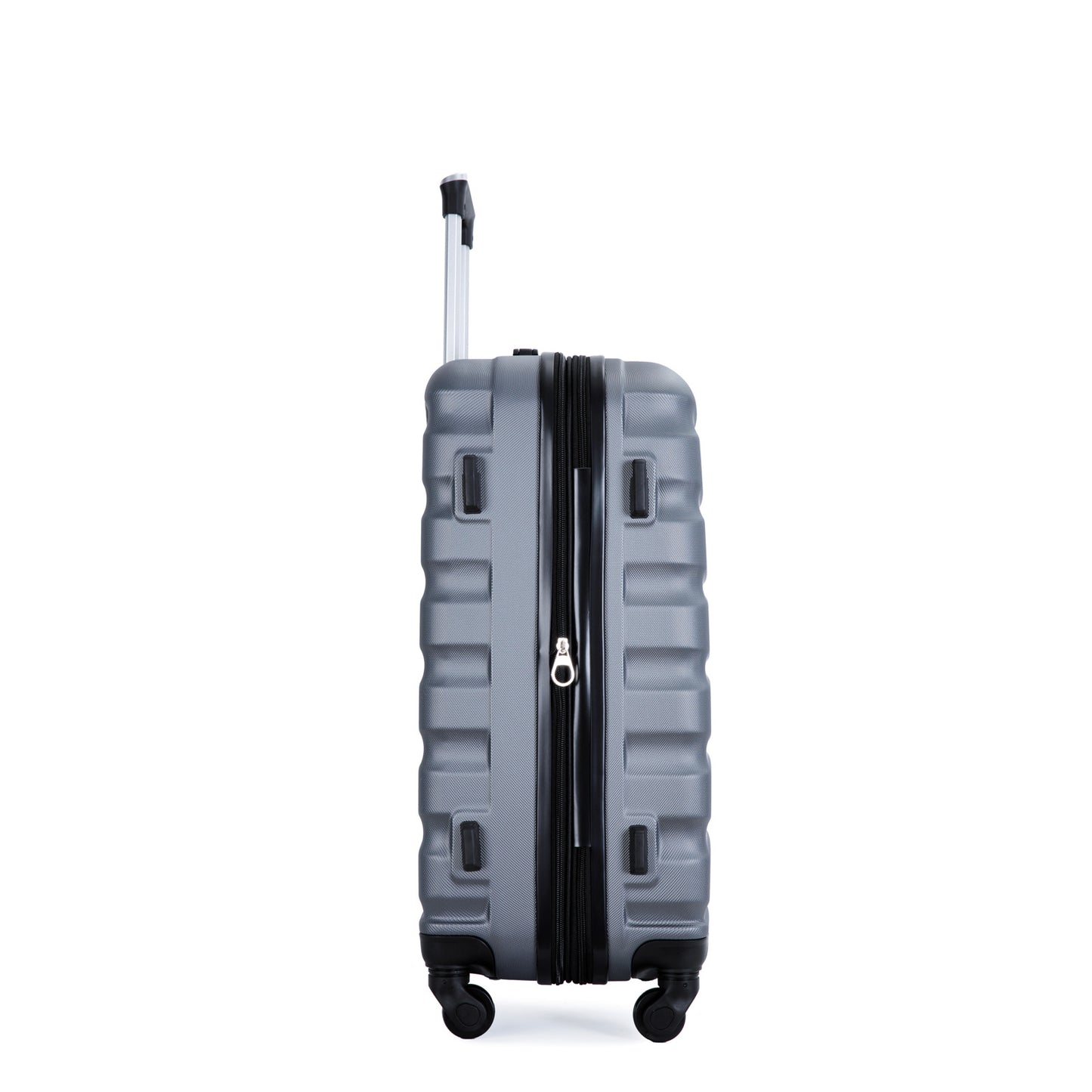 Expandable 3 Piece Luggage Sets ABS Lightweight Suitcase with Two Hooks;  Spinner Wheels;  TSA Lock;  (20/24/28)