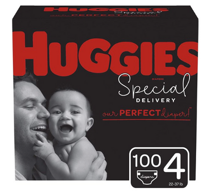 HUGGIES Huggies Special Delivery Hypoallergenic Baby Diapers; Size 4; 100 Count