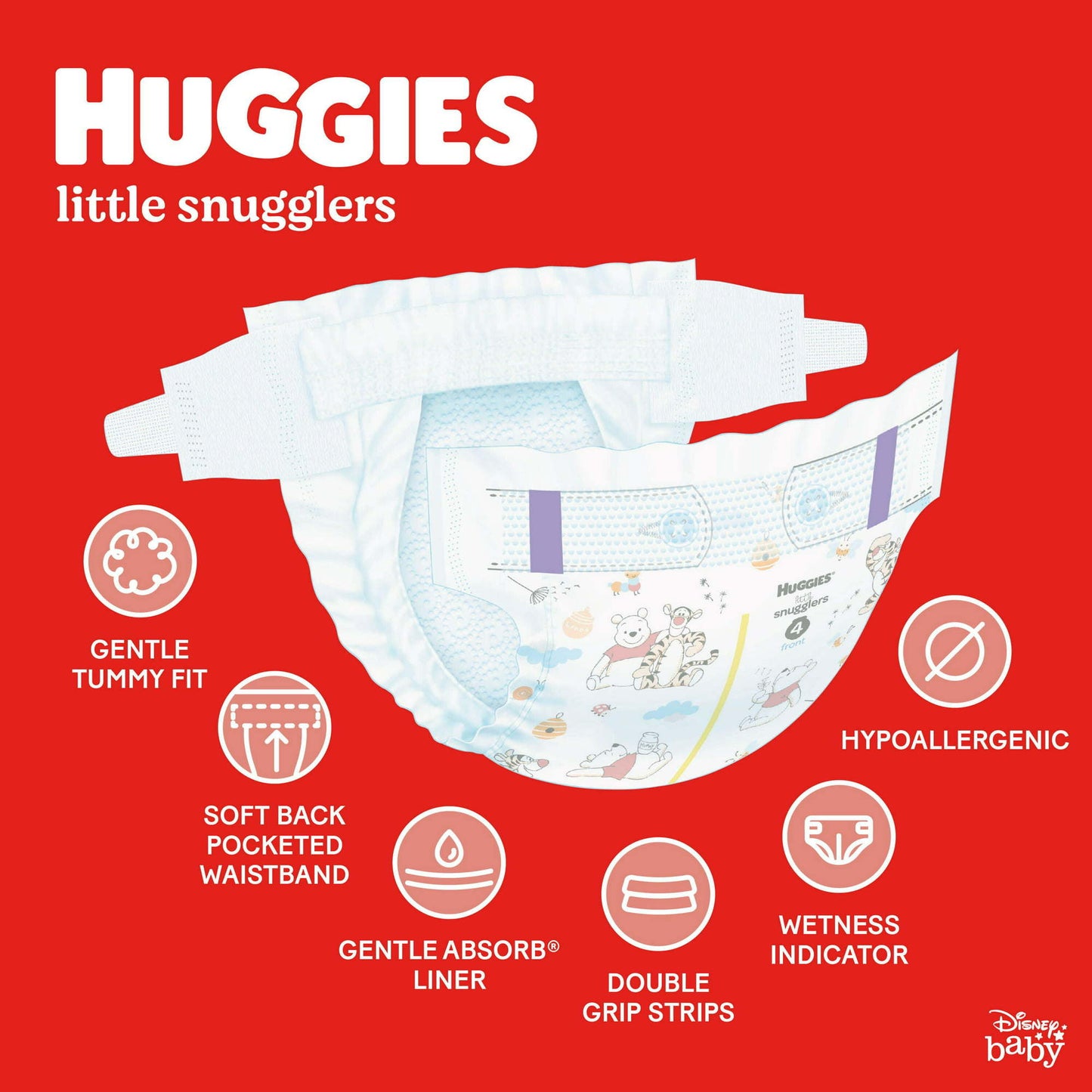 Huggies Little Snugglers Size 6;  96 Count