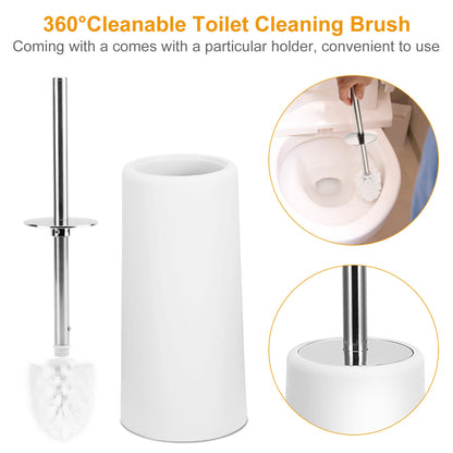 Bathroom Accessories Set 6 Pcs Bathroom Set Ensemble Complete Soap Dispenser Toothbrush Holder