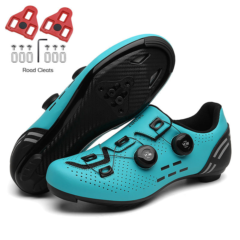 Road Bike Shoes Carbon Men Cycling Sneaker Mtb Self-Locking Cleats Bicycle Shoes Flat Speed Sneaker Women Racing Biking Footwear