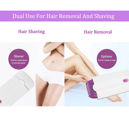 Electric Epilator Women Painless Hair Removal Epilator Device Instant Sensor Shaver USB Bikini Face Leg Hand Laser Depilador