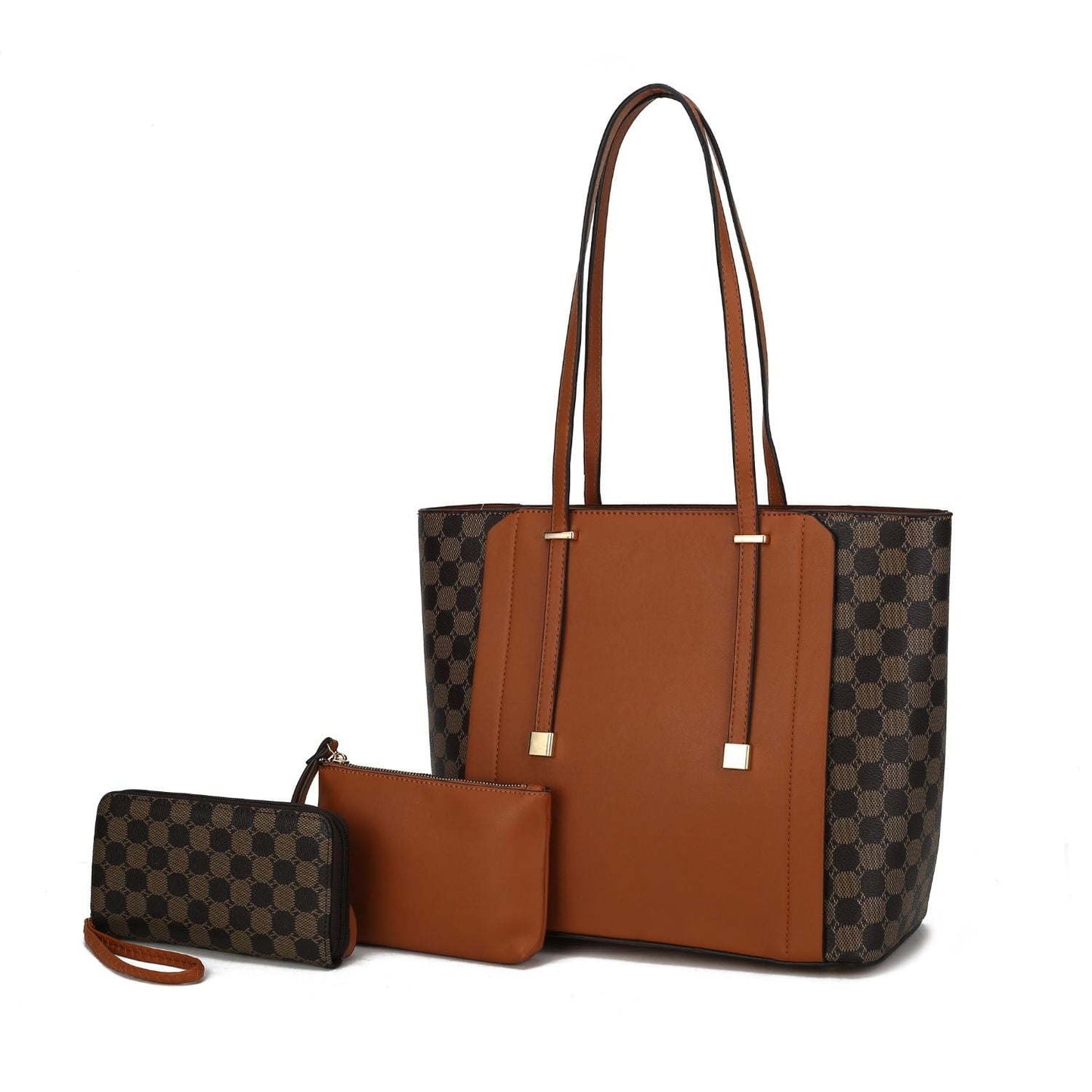 MKF Collection Giana Tote Handbag by Mia K -3 piece set