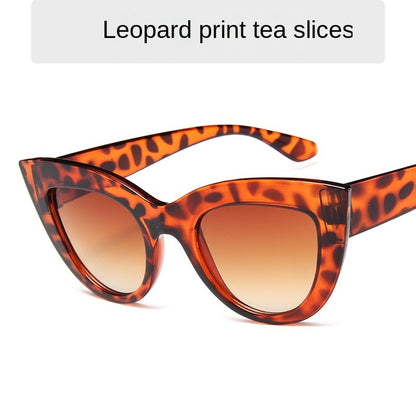 fashion cat's eye sunglasses Fashion women's large frame sunglasses Fast selling cross-border sunglasses