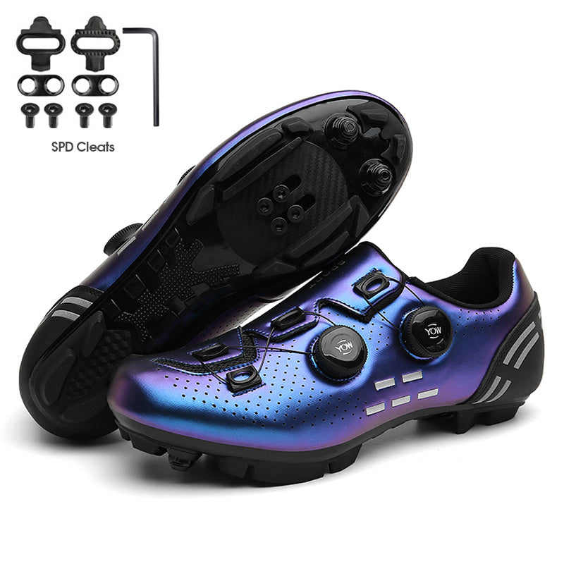 Road Bike Shoes Carbon Men Cycling Sneaker Mtb Self-Locking Cleats Bicycle Shoes Flat Speed Sneaker Women Racing Biking Footwear