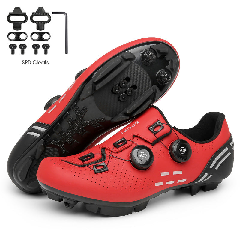 Road Bike Shoes Carbon Men Cycling Sneaker Mtb Self-Locking Cleats Bicycle Shoes Flat Speed Sneaker Women Racing Biking Footwear