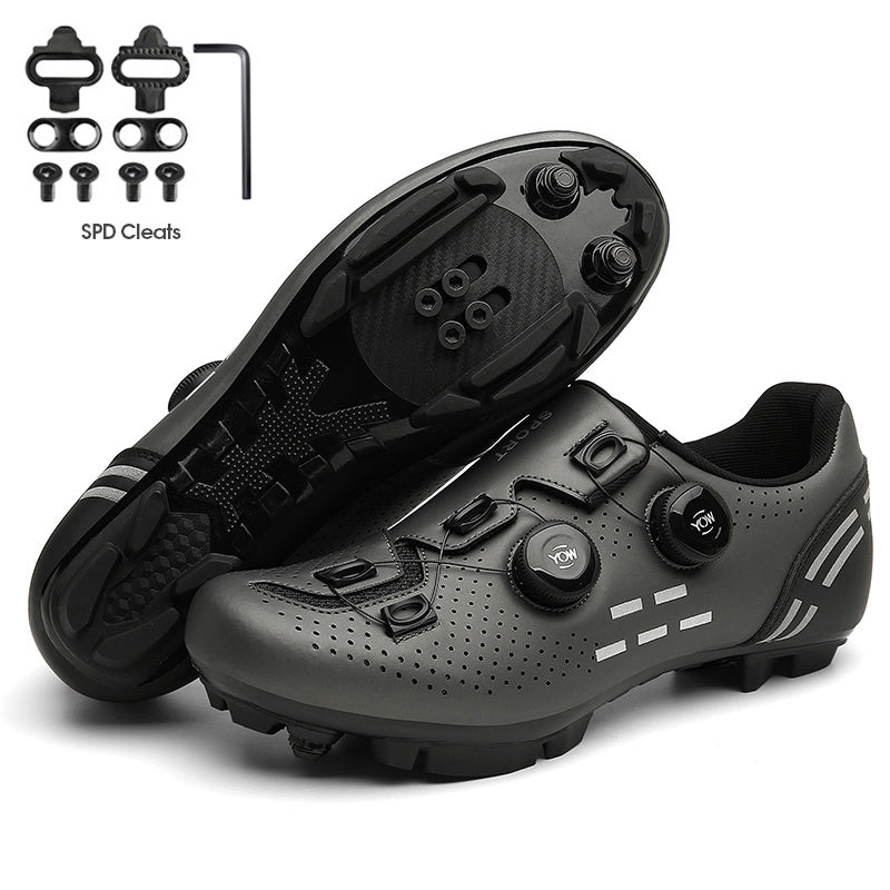 Road Bike Shoes Carbon Men Cycling Sneaker Mtb Self-Locking Cleats Bicycle Shoes Flat Speed Sneaker Women Racing Biking Footwear