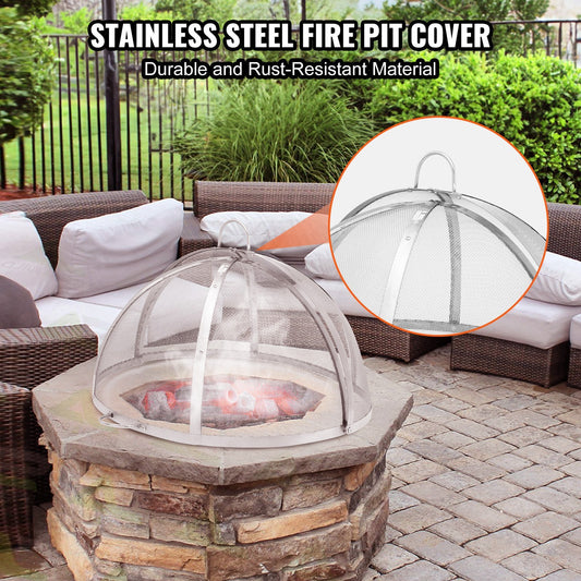 VEVOR Fire Pit Cover/ Spark Screen Lid