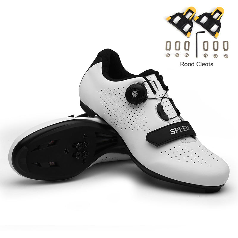 Road Bike Shoes Carbon Men Cycling Sneaker Mtb Self-Locking Cleats Bicycle Shoes Flat Speed Sneaker Women Racing Biking Footwear