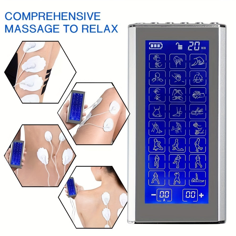 Rechargeable TENS Unit Muscle Stimulator, Dual Channel Electric Pain Relieving Pulse Devices With 36 Massage Modes Muscle Stimulator, Make You More Relaxed Physically And Mentally