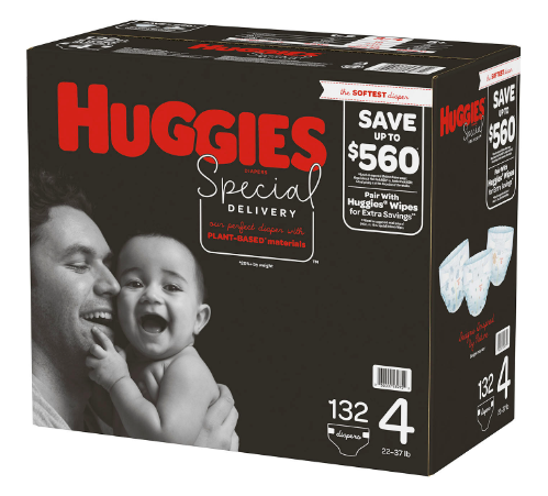 HUGGIES Huggies Special Delivery Hypoallergenic Baby Diapers; Size 4; 100 Count