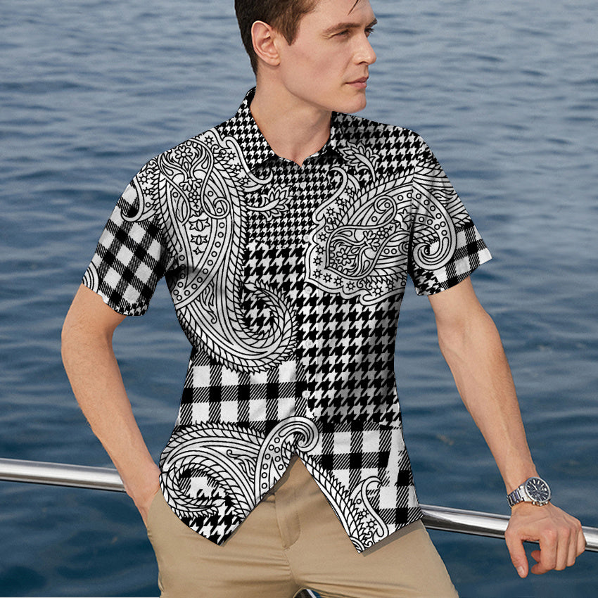 2022 Summer hot sale Hawaii 3D digital print men's shirt