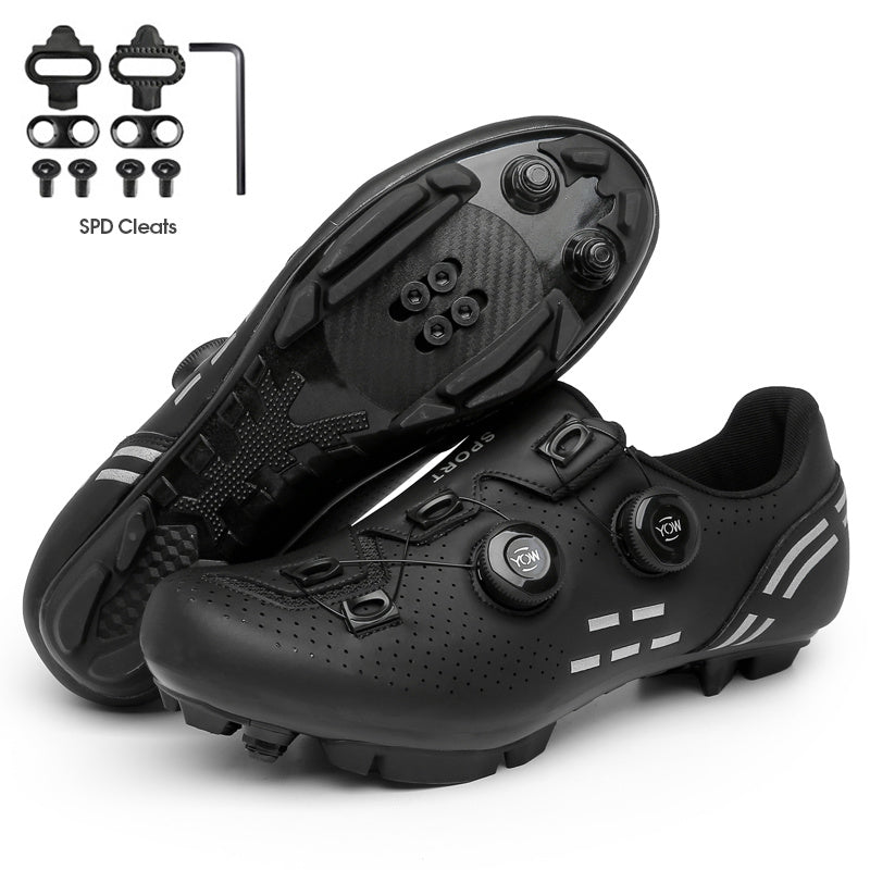 Road Bike Shoes Carbon Men Cycling Sneaker Mtb Self-Locking Cleats Bicycle Shoes Flat Speed Sneaker Women Racing Biking Footwear