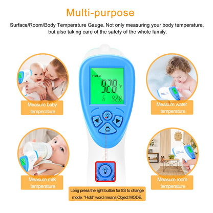 Digital Infrared Thermometer Non-contact Forehead Body Thermometer Surface Room Instant Accurate Reading