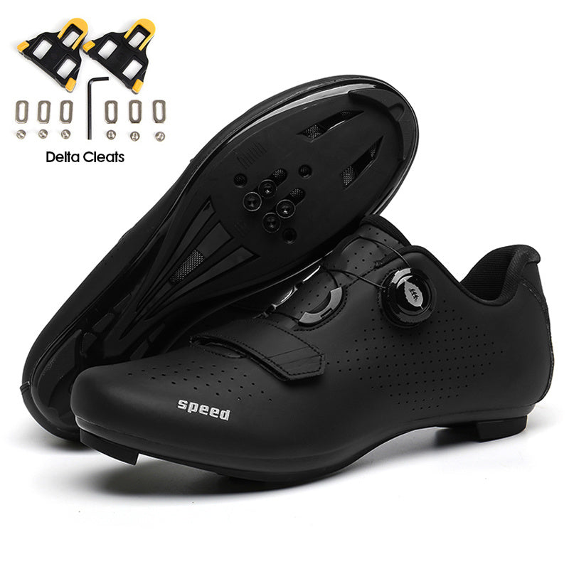 Road Bike Shoes Carbon Men Cycling Sneaker Mtb Self-Locking Cleats Bicycle Shoes Flat Speed Sneaker Women Racing Biking Footwear