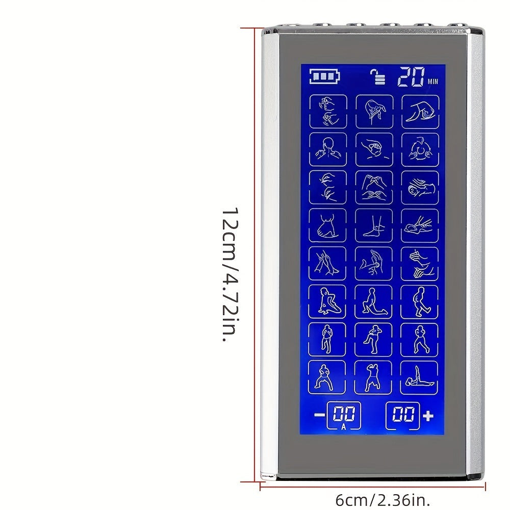 Rechargeable TENS Unit Muscle Stimulator, Dual Channel Electric Pain Relieving Pulse Devices With 36 Massage Modes Muscle Stimulator, Make You More Relaxed Physically And Mentally